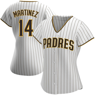 Replica Carmelo Martinez Women's San Diego Padres Home Jersey - White/Brown