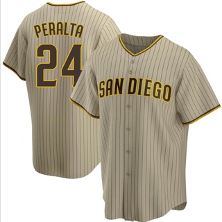 Replica David Peralta Youth San Diego Padres Alternate Jersey - Sand/Brown