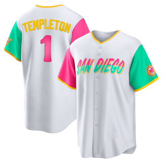 Replica Garry Templeton Men's San Diego Padres 2022 City Connect Jersey - White