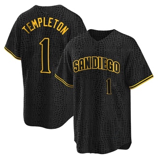 Replica Garry Templeton Youth San Diego Padres Snake Skin City Jersey - Black