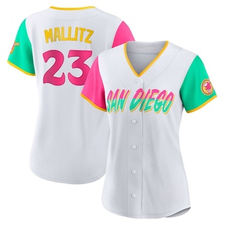 Replica Josh Mallitz Women's San Diego Padres 2022 City Connect Jersey - White