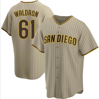 Replica Matt Waldron Youth San Diego Padres Alternate Jersey - Sand/Brown