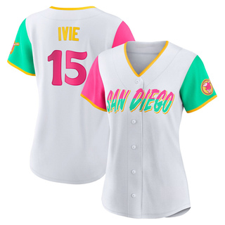 Replica Mike Ivie Women's San Diego Padres 2022 City Connect Jersey - White