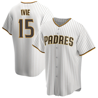 Replica Mike Ivie Youth San Diego Padres Home Jersey - White/Brown