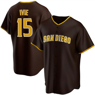 Replica Mike Ivie Youth San Diego Padres Road Jersey - Brown