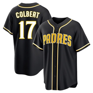 Replica Nate Colbert Men's San Diego Padres Fashion Out Jersey - Black