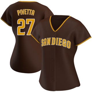 Replica Nick Pivetta Women's San Diego Padres Road Jersey - Brown