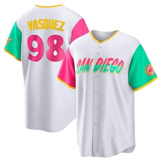Replica Randy Vasquez Men's San Diego Padres 2022 City Connect Jersey - White