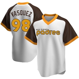 Replica Randy Vasquez Youth San Diego Padres Home Cooperstown Collection Jersey - White