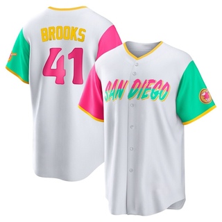 Replica Trenton Brooks Men's San Diego Padres 2022 City Connect Jersey - White