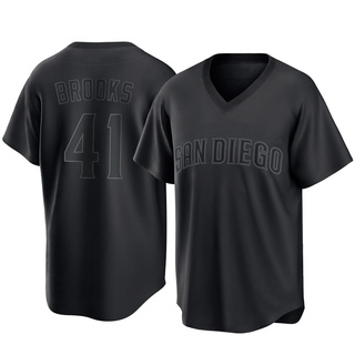 Replica Trenton Brooks Youth San Diego Padres Pitch Fashion Jersey - Black